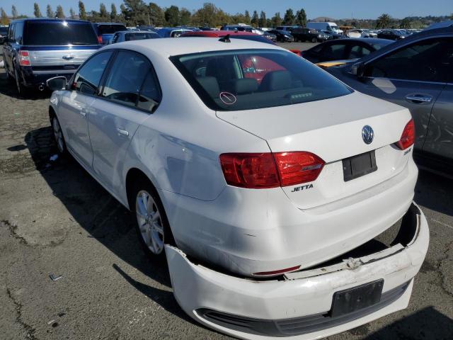 3VWDP7AJ2CM410083 - 2012 VOLKSWAGEN JETTA SE WHITE photo 2