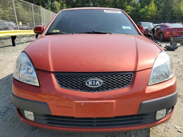 KNADE223696447333 - 2009 KIA RIO BASE ORANGE photo 5