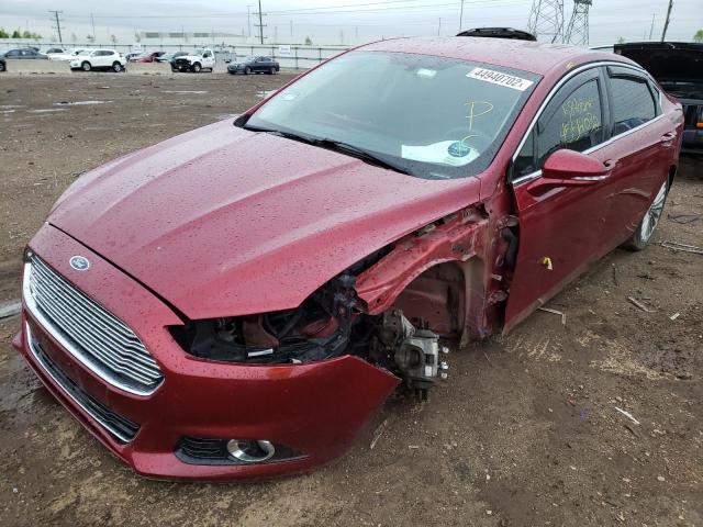 3FA6P0K98FR152317 - 2015 FORD FUSION TITANIUM RED photo 2