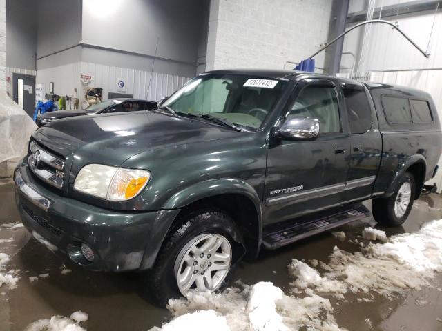 5TBBT44155S462142 - 2005 TOYOTA TUNDRA ACCESS CAB SR5 GREEN photo 1