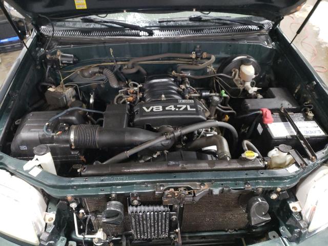 5TBBT44155S462142 - 2005 TOYOTA TUNDRA ACCESS CAB SR5 GREEN photo 11