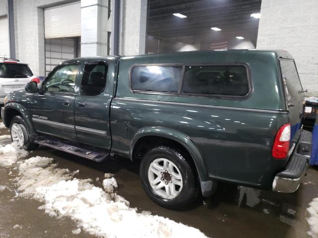 5TBBT44155S462142 - 2005 TOYOTA TUNDRA ACCESS CAB SR5 GREEN photo 2