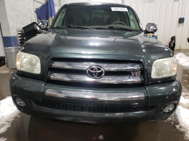 5TBBT44155S462142 - 2005 TOYOTA TUNDRA ACCESS CAB SR5 GREEN photo 5