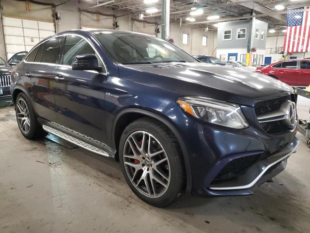 4JGED7FB2GA032119 - 2016 MERCEDES-BENZ GLE COUPE 63 AMG-S BLUE photo 4