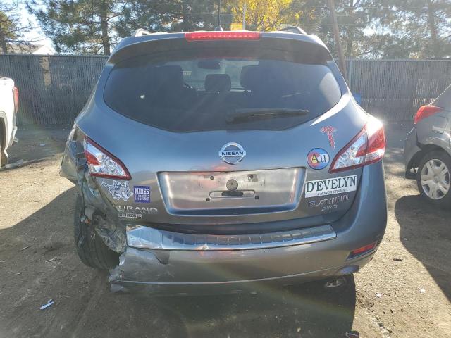 JN8AZ1MW3DW305515 - 2013 NISSAN MURANO S GRAY photo 6