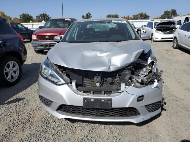 3N1AB7APXHY314729 - 2017 NISSAN SENTRA S SILVER photo 5