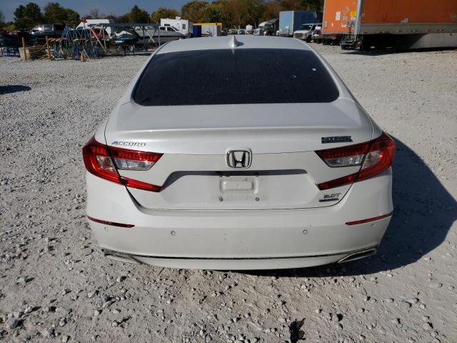 1HGCV2F96NA007943 - 2022 HONDA ACCORD TOURING WHITE photo 6