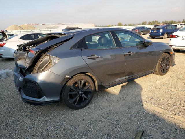 SHHFK7H95KU412658 - 2019 HONDA CIVIC SPORT TOURING GRAY photo 3