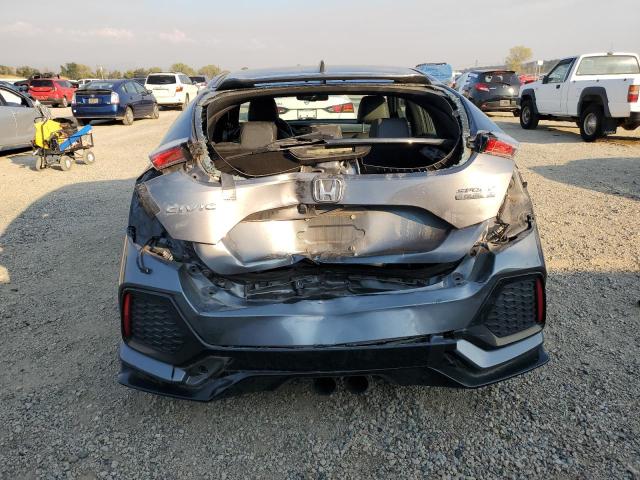 SHHFK7H95KU412658 - 2019 HONDA CIVIC SPORT TOURING GRAY photo 6