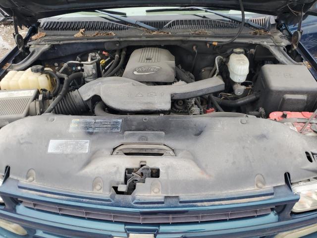 1GNEC13T05R187176 - 2005 CHEVROLET TAHOE C1500 BLUE photo 12