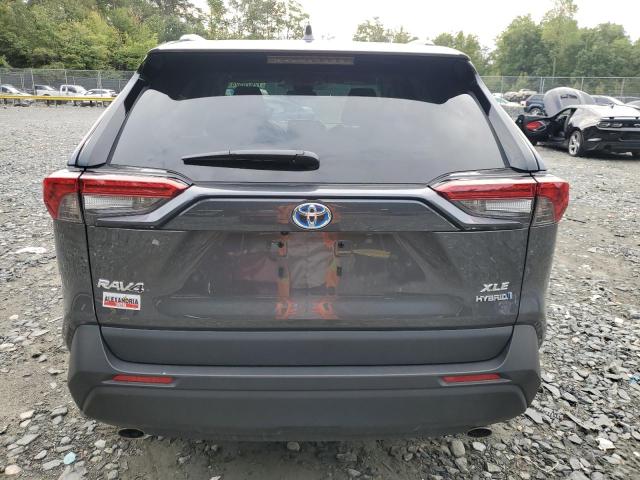 4T3RWRFV7RU140665 - 2024 TOYOTA RAV4 XLE GRAY photo 6