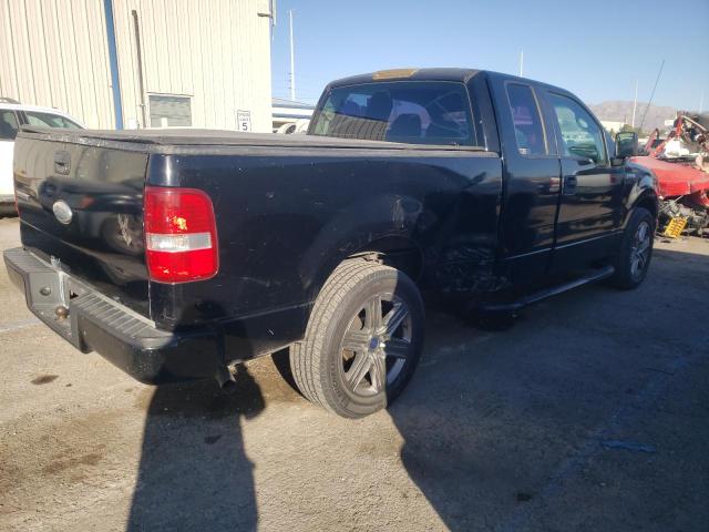 1FTRX12W26NA55393 - 2006 FORD F150 BLACK photo 3