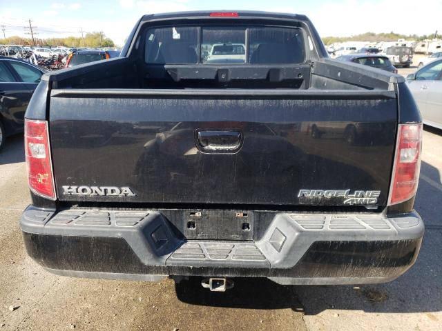 5FPYK16519B107053 - 2009 HONDA RIDGELINE RTL BLACK photo 6