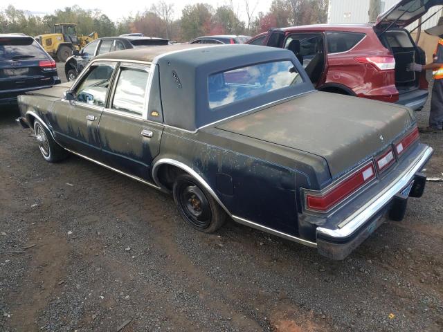 1C3BF66P8FX635454 - 1985 CHRYSLER FIFTH AVEN BLUE photo 2