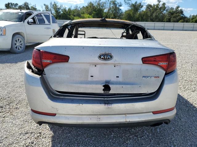 KNAGN4A68B5103275 - 2011 KIA OPTIMA EX SILVER photo 6