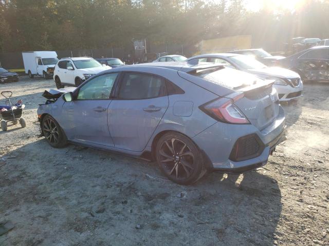SHHFK7H40KU218981 - 2019 HONDA CIVIC SPORT ნაცრისფერი ფოტო 2