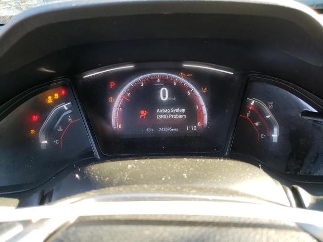 SHHFK7H40KU218981 - 2019 HONDA CIVIC SPORT ნაცრისფერი ფოტო 9