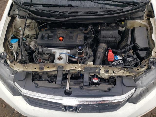 2HGFB2F94CH534433 - 2012 HONDA CIVIC EXL WHITE photo 11