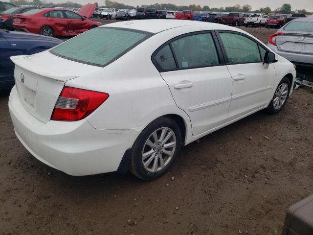 2HGFB2F94CH534433 - 2012 HONDA CIVIC EXL WHITE photo 3