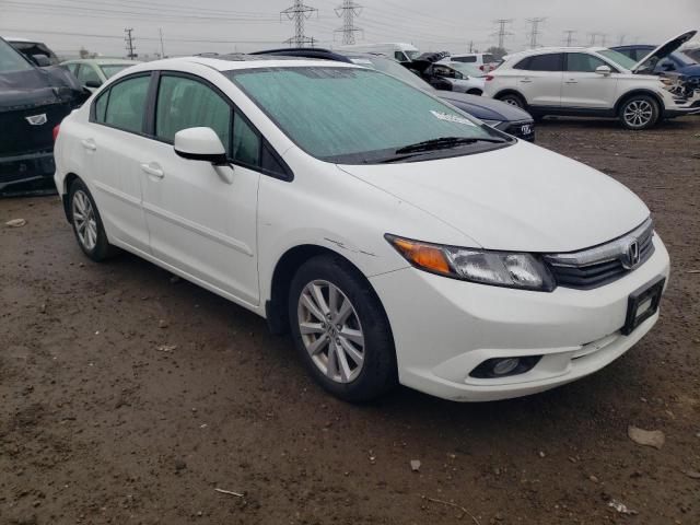 2HGFB2F94CH534433 - 2012 HONDA CIVIC EXL WHITE photo 4