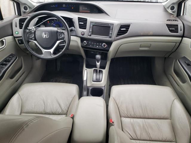 2HGFB2F94CH534433 - 2012 HONDA CIVIC EXL WHITE photo 8