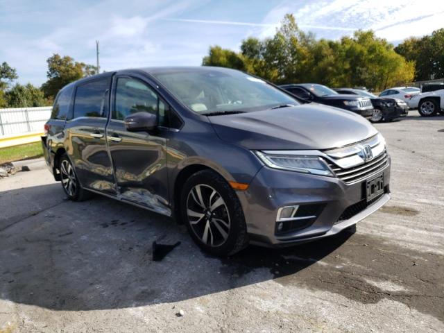 5FNRL6H90JB071934 - 2018 HONDA ODYSSEY ELITE Gris foto 4