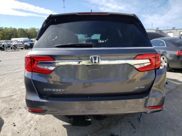 5FNRL6H90JB071934 - 2018 HONDA ODYSSEY ELITE GRAY photo 6