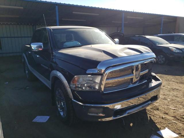 1C6RD7NT9CS143374 - 2012 DODGE RAM 1500 LARAMIE BLACK photo 4