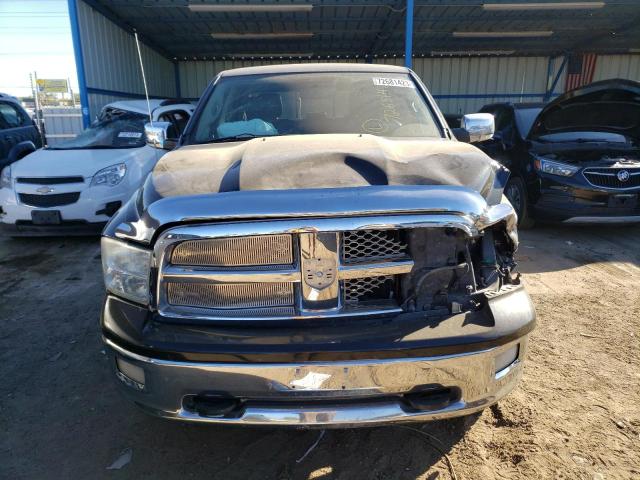 1C6RD7NT9CS143374 - 2012 DODGE RAM 1500 LARAMIE BLACK photo 5