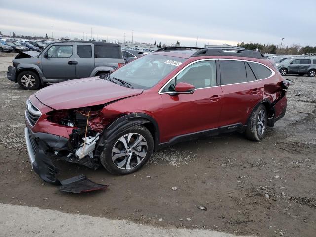 4S4BTANC3L3261646 - 2020 SUBARU OUTBACK LIMITED RED photo 1