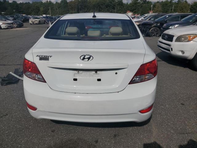 KMHCT4AE7DU352119 - 2013 HYUNDAI ACCENT GLS WHITE photo 6