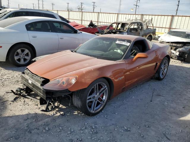 1G1YY26E185125347 - 2008 CHEVROLET CORVETTE Z06 ORANGE photo 1