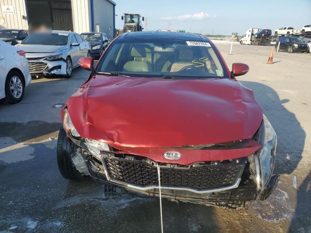 KNAGN4A78B5098958 - 2011 KIA OPTIMA EX RED photo 5