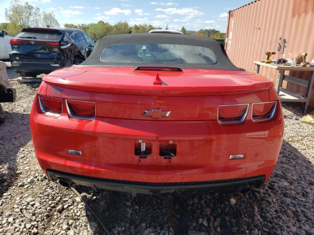 2G1FB3D3XC9165079 - 2012 CHEVROLET CAMARO LT RED photo 6