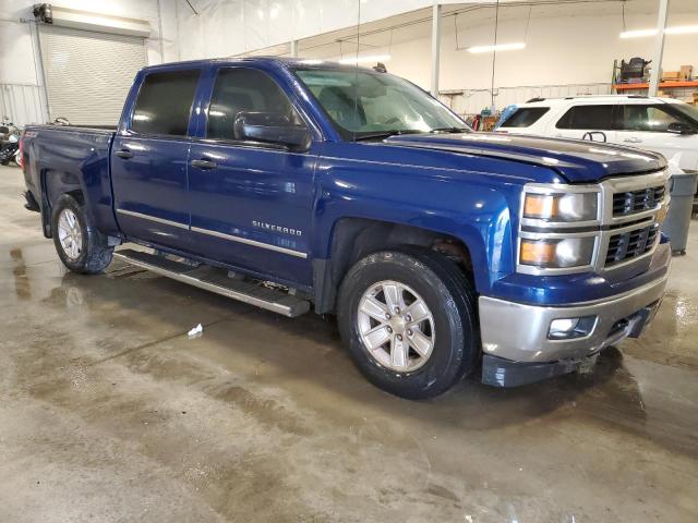 3GCUKREC6EG280884 - 2014 CHEVROLET 1500 K1500 LT BLUE photo 4