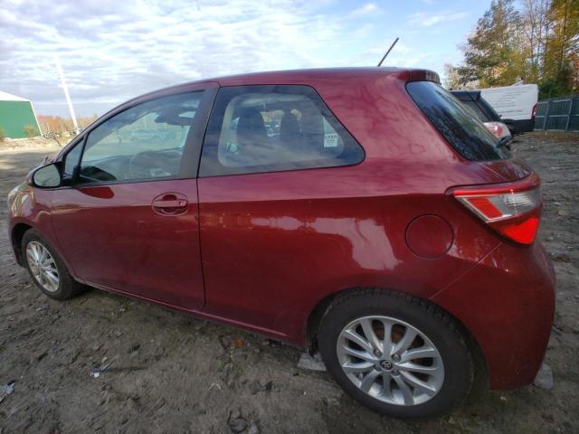 VNKJTUD3XJA095791 - 2018 TOYOTA YARIS L RED photo 2