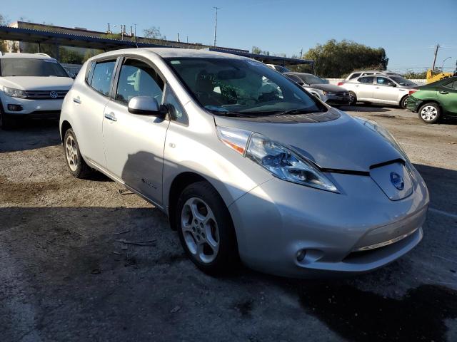 JN1AZ0CPXCT025545 - 2012 NISSAN LEAF SV SILVER photo 4