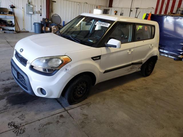 KNDJT2A50C7389302 - 2012 KIA SOUL WHITE photo 1