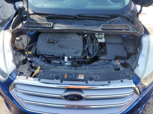 1FMCU0GD2HUE84120 - 2017 FORD ESCAPE SE BLUE photo 11