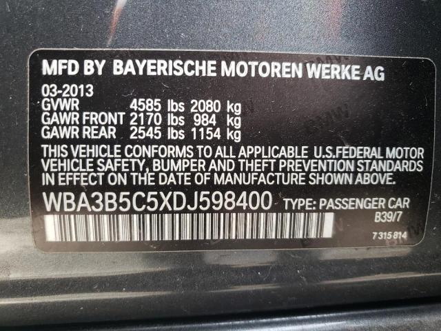 WBA3B5C5XDJ598400 - 2013 BMW 328 XI SULEV GRAY photo 13