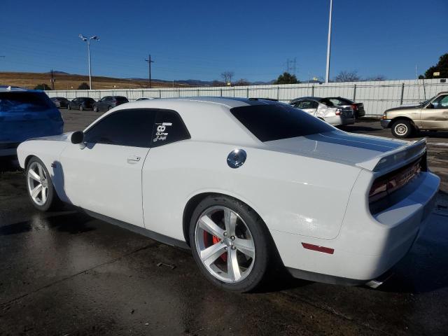 2C3CDYCJ6CH116134 - 2012 DODGE CHALLENGER SRT-8 WHITE photo 2