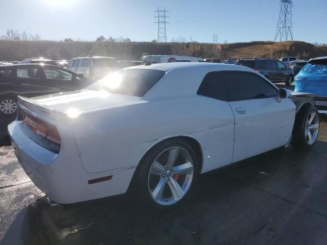 2C3CDYCJ6CH116134 - 2012 DODGE CHALLENGER SRT-8 WHITE photo 3