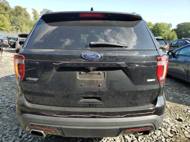 1FM5K8GT4HGD66167 - 2017 FORD EXPLORER SPORT BLACK photo 6