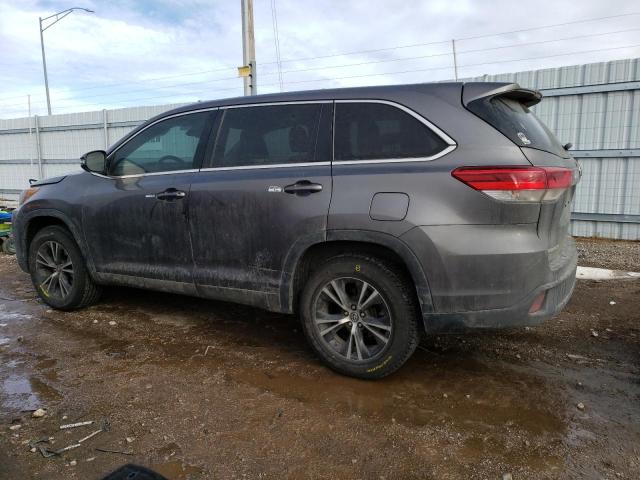 5TDZARFH1JS036459 - 2018 TOYOTA HIGHLANDER LE GRAY photo 2