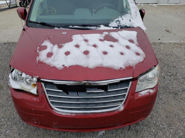 2A8HR54199R611374 - 2009 CHRYSLER TOWN & COU TOURING წითელი ფოტო 12