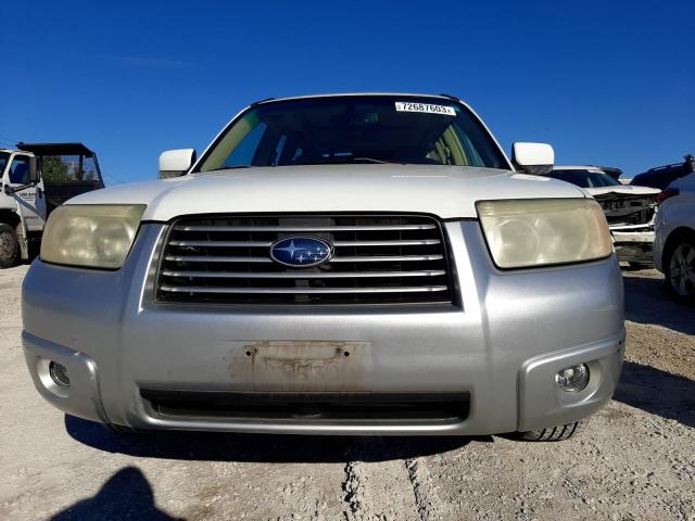 JF1SG67646H735582 - 2006 SUBARU FORESTER 2.5X LL BEAN WHITE photo 5