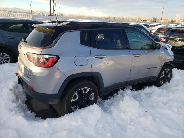 3C4NJDDB7HT679852 - 2017 JEEP COMPASS TRAILHAWK SILVER photo 3