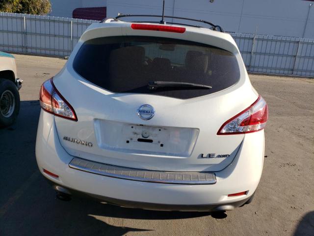 JN8AZ1MWXBW184737 - 2011 NISSAN MURANO S WHITE photo 6