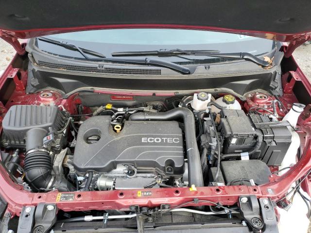 2GNAXUEV0M6159763 - 2021 CHEVROLET EQUINOX LT RED photo 11