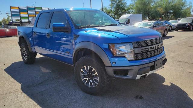 1FTFW1R61CFC58969 - 2012 FORD F150 SVT RAPTOR BLUE photo 1